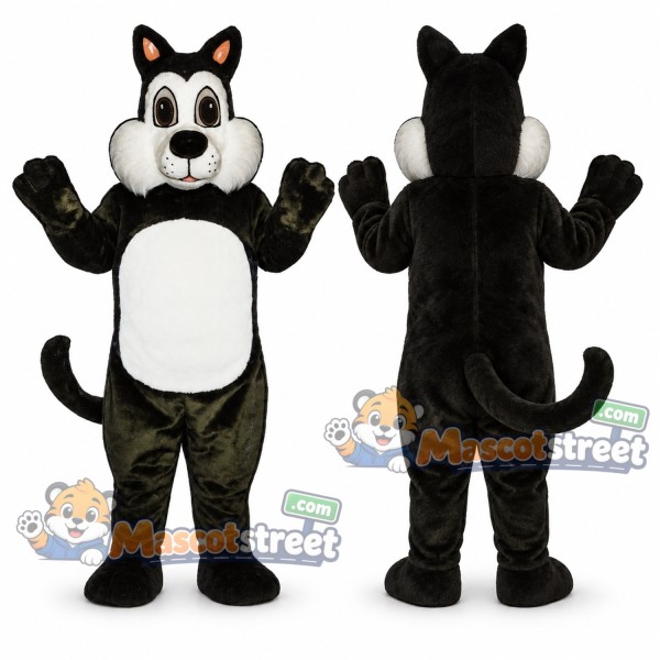 Black Cat Mascot Costume