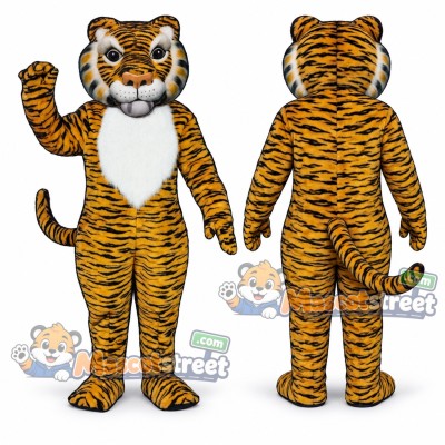 Orange Tiger Mascot Costume