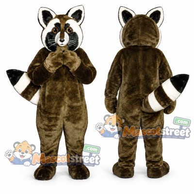 Brown Raccoon Mascot Costume Brown Raccoon Mascot Costume