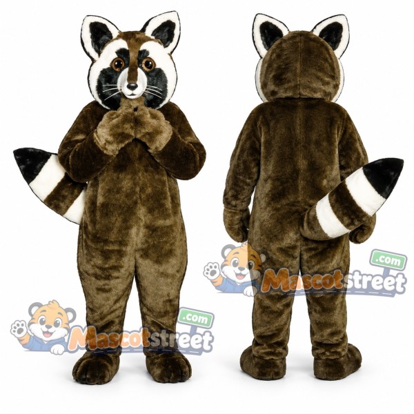 Brown Raccoon Mascot Costume
