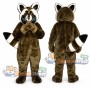 Brown Raccoon Mascot Costume