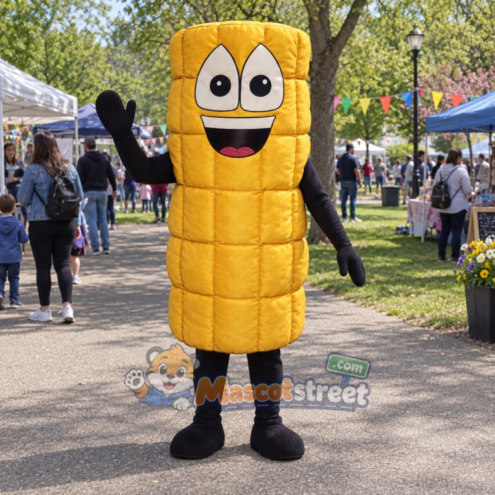 Corn Cob Mascot Costume Corn Cob Mascot Costume