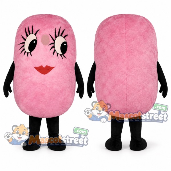 Pink Cotton Candy Mascot Costume