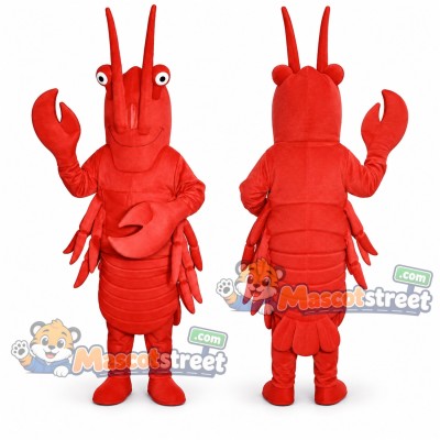 Red Crayfish Mascot Costume Red Crayfish Mascot Costume
