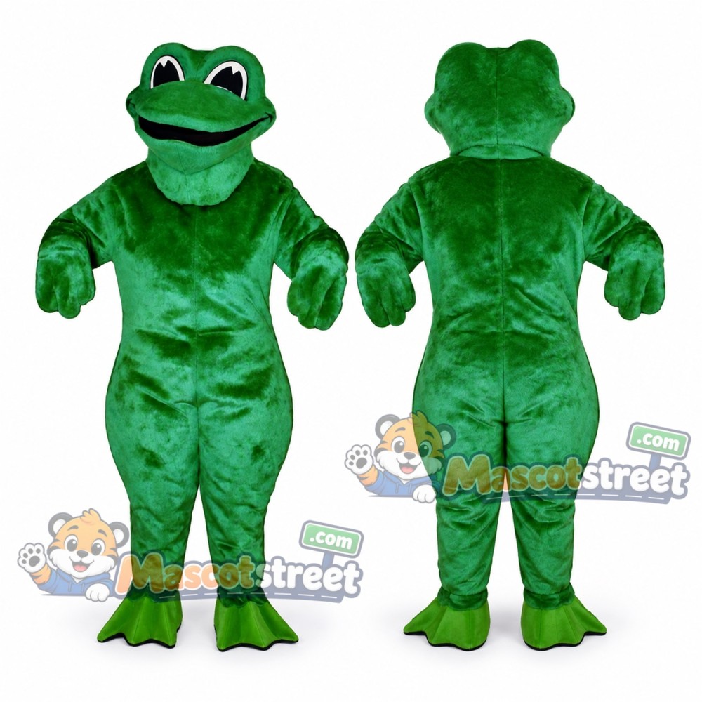 Green Frog Mascot Costume