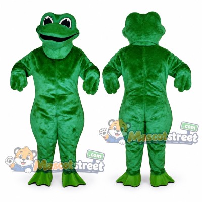 Green Frog Mascot Costume