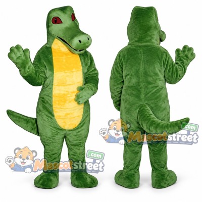 Green Crocodile Mascot Costume Green Crocodile Mascot Costume