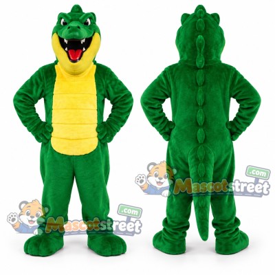 Green Crocodile Mascot Costume Green Crocodile Mascot Costume