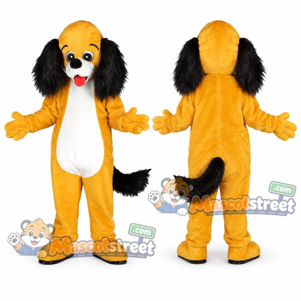 Yellow Dog Mascot Costume