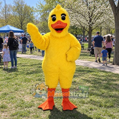 Yellow Duck Mascot Costume Yellow Duck Mascot Costume