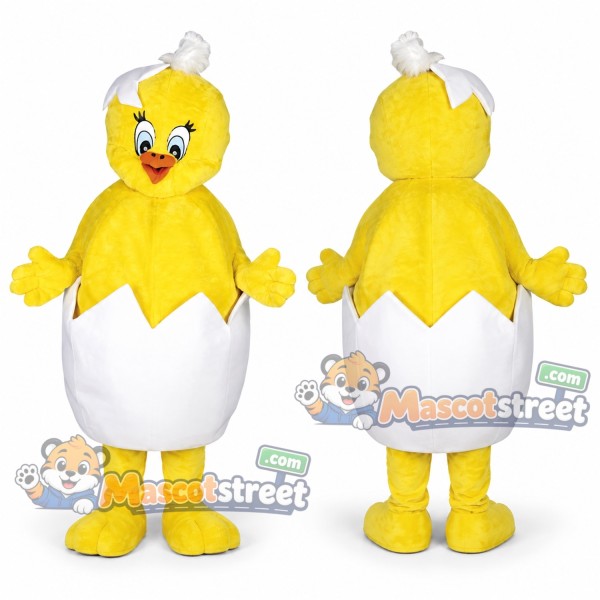 Yellow Chick Mascot Costume