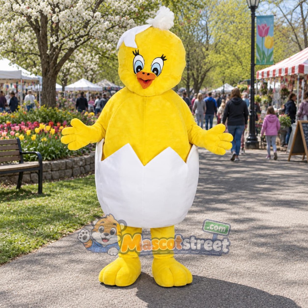 Yellow Chick Mascot Costume Yellow Chick Mascot Costume