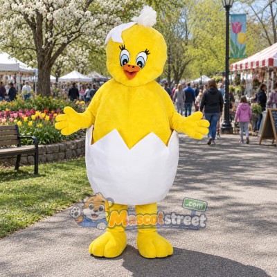 Yellow Chick Mascot Costume Yellow Chick Mascot Costume