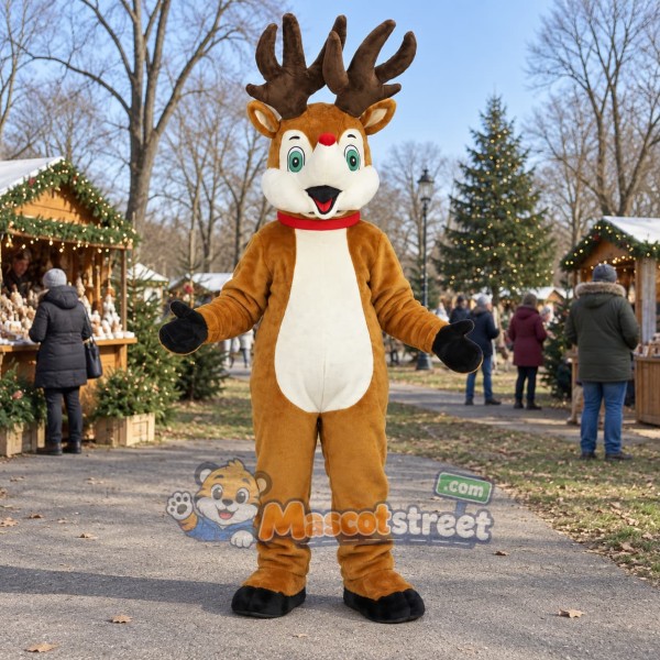 Brown Deer Mascot Costume