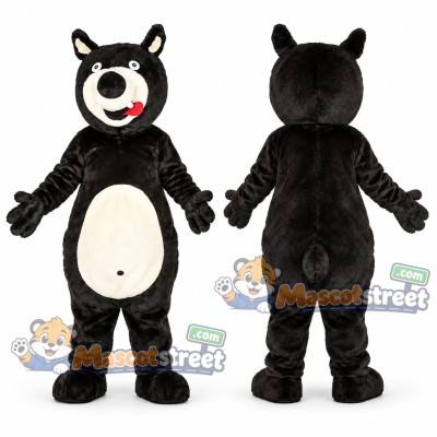 Black Bear Mascot Costume Black Bear Mascot Costume