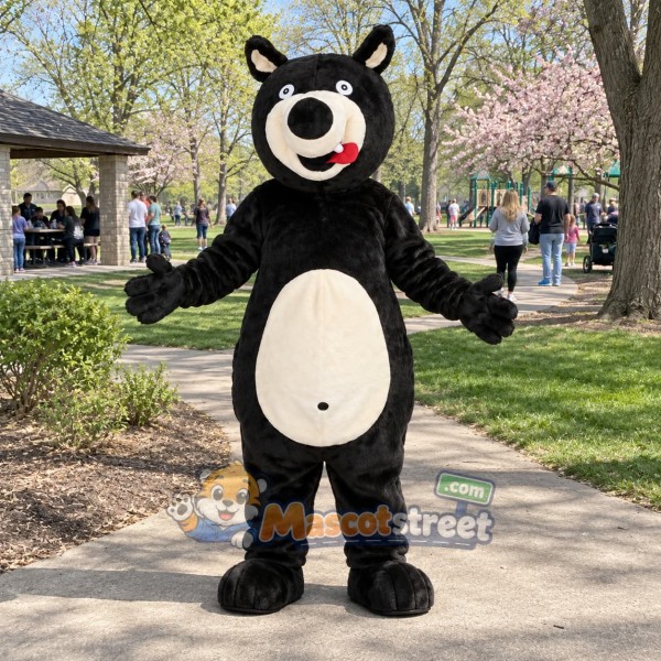 Black Bear Mascot Costume