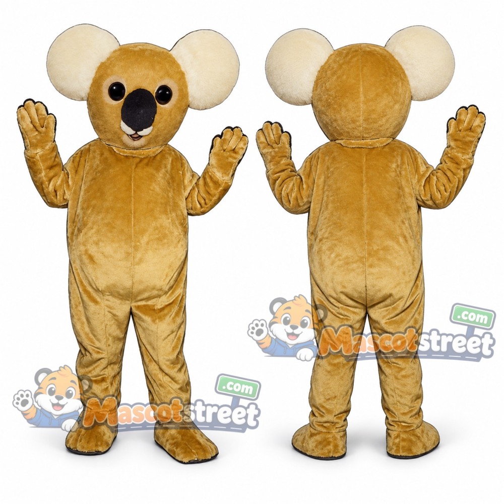 Tan Koala Mascot Costume Tan Koala Mascot Costume