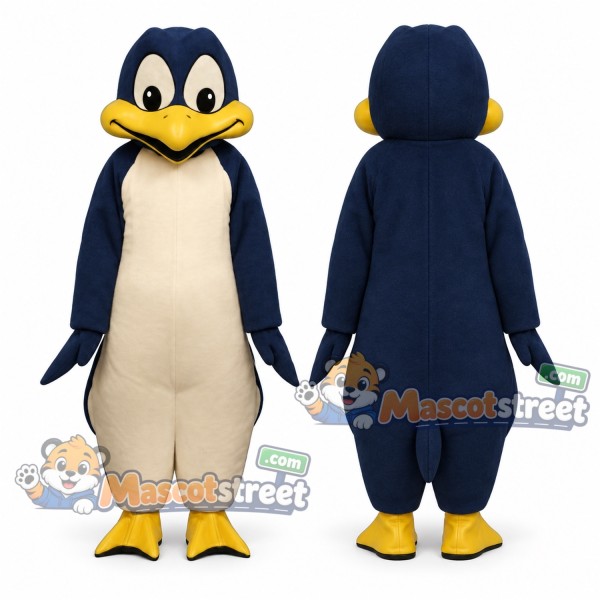 Navy Penguin Mascot Costume