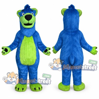 Blue Bear Mascot Costume Blue Bear Mascot Costume