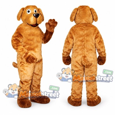 Tan Dog Mascot Costume Tan Dog Mascot Costume