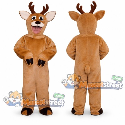 Brown Deer Mascot Costume Brown Deer Mascot Costume