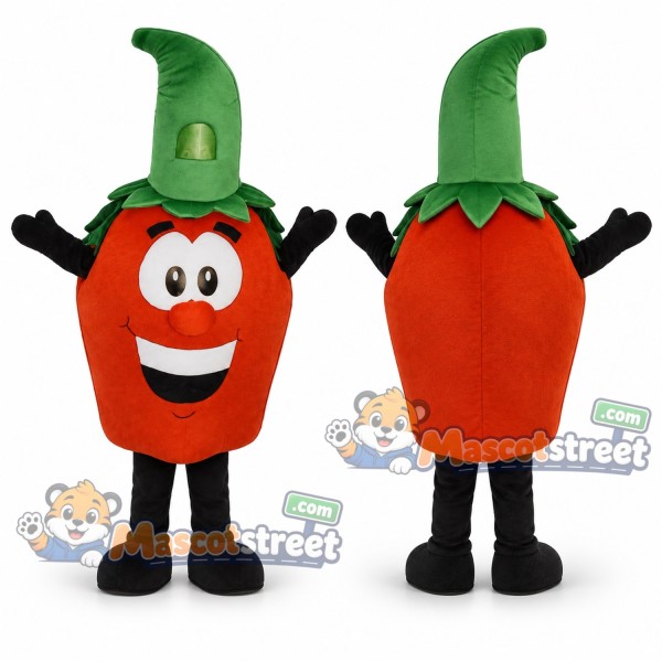 Red Apple Mascot Costume