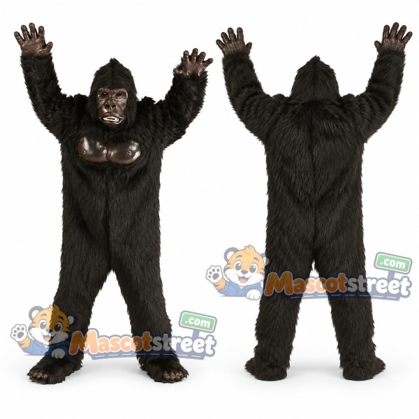 Black Gorilla Mascot Costume