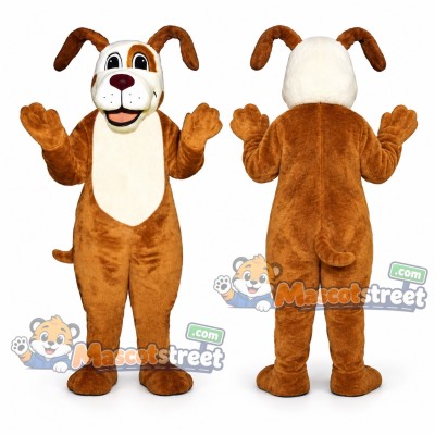 Brown Dog Mascot Costume Brown Dog Mascot Costume