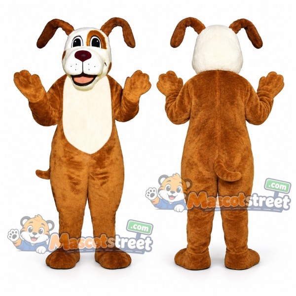 Brown Dog Mascot Costume