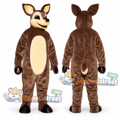 Brown Deer Mascot Costume Brown Deer Mascot Costume