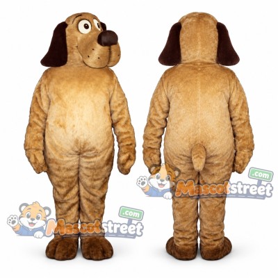 Tan Dog Mascot Costume Tan Dog Mascot Costume