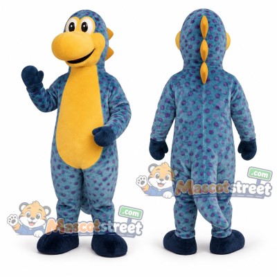 Blue Dragon Mascot Costume