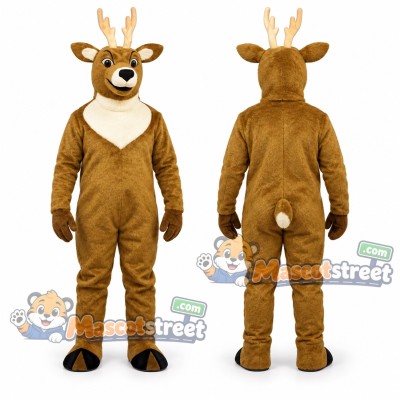Brown Deer Mascot Costume Brown Deer Mascot Costume
