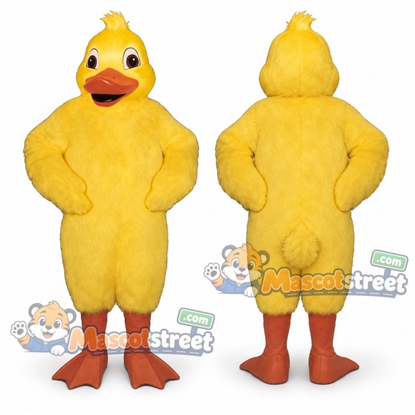Yellow Duck Mascot Costume