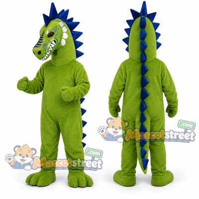 Green Dragon Mascot Costume Green Dragon Mascot Costume