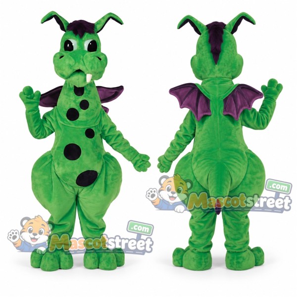 Green Dragon Mascot Costume
