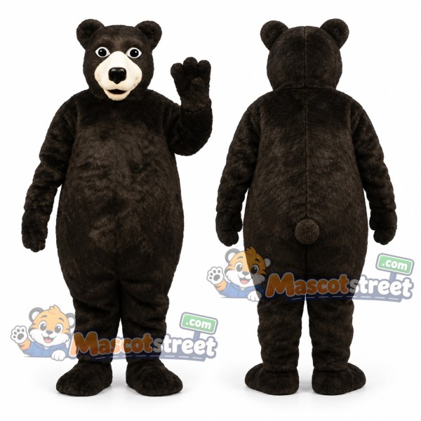 Brown Bear Mascot Costume