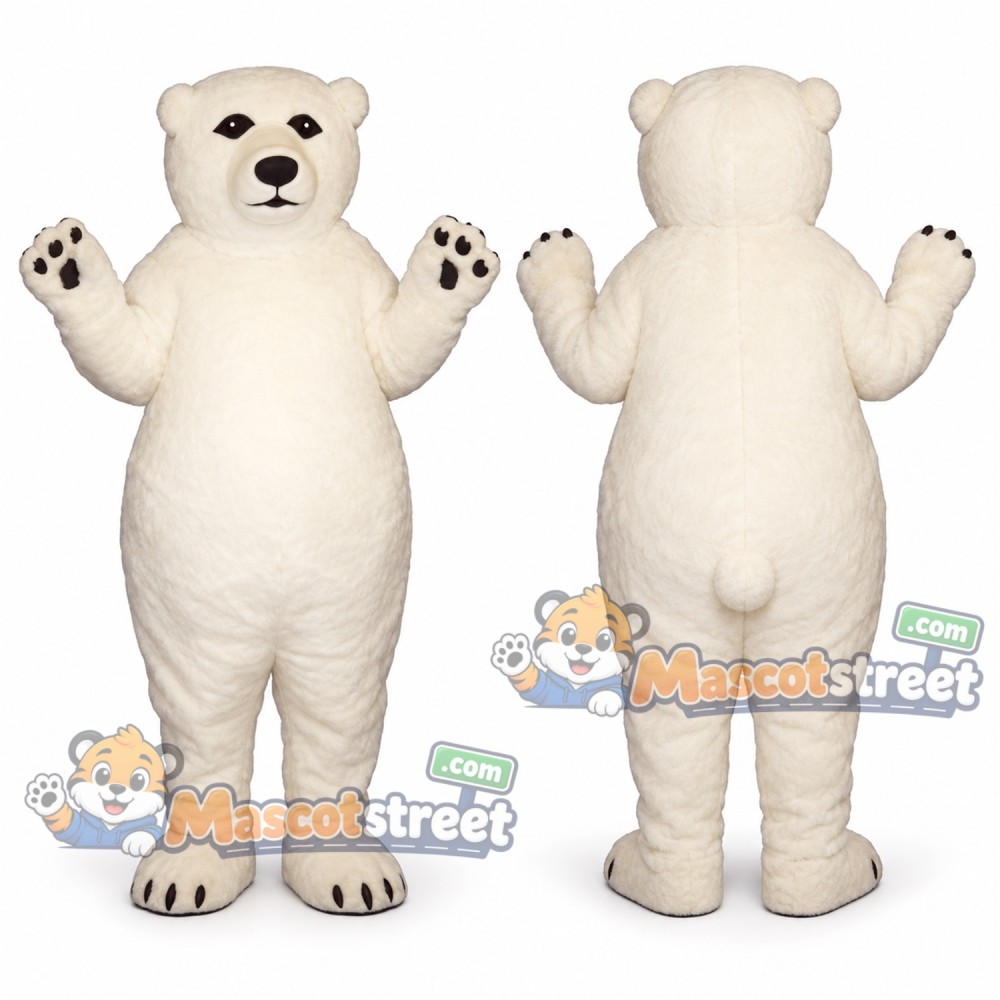 Polar Bear Mascot Costume Polar Bear Mascot Costume