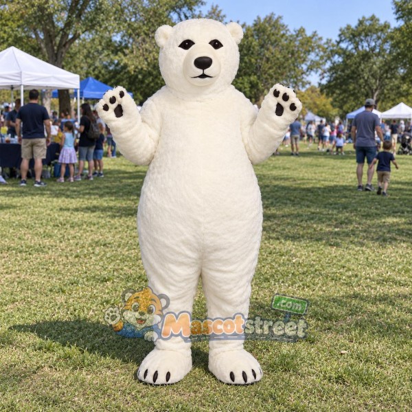 Polar Bear Mascot Costume
