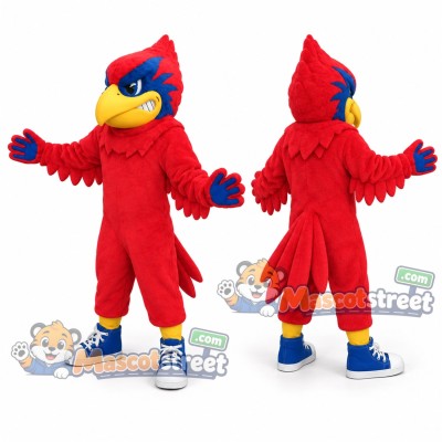 Red Cardinal Mascot Costume Red Cardinal Mascot Costume