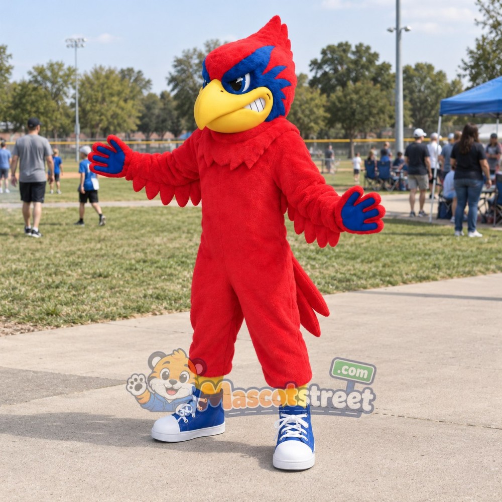 Red Cardinal Mascot Costume