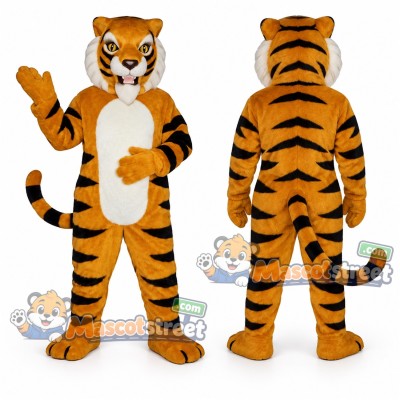 Orange Tiger Mascot Costume Orange Tiger Mascot Costume