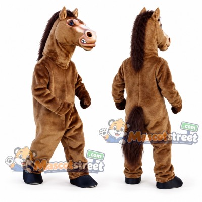 Brown Horse Mascot Costume