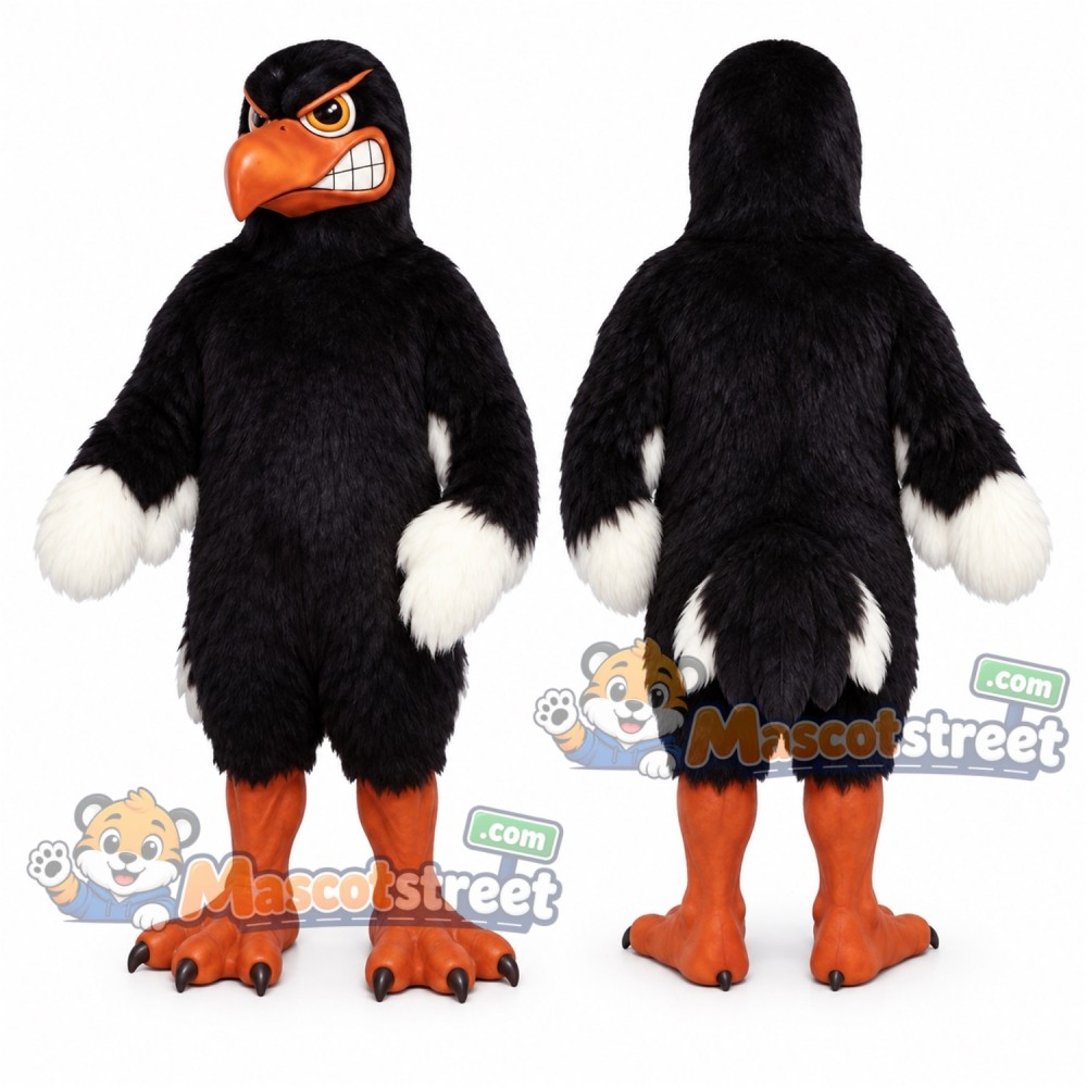 Black Hawk Mascot Costume Black Hawk Mascot Costume