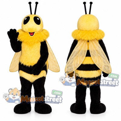 Yellow and Black Bee Mascot Costume Yellow and Black Bee Mascot Costume