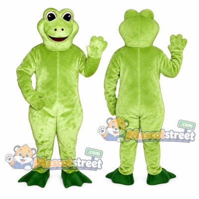 Green Frog Mascot Costume