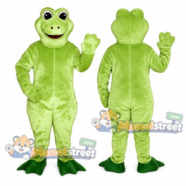 Green Frog Mascot Costume