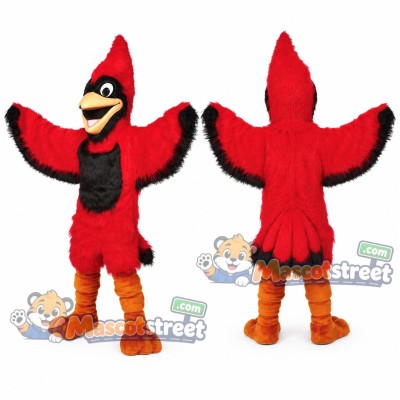 Red Cardinal Mascot Costume Red Cardinal Mascot Costume