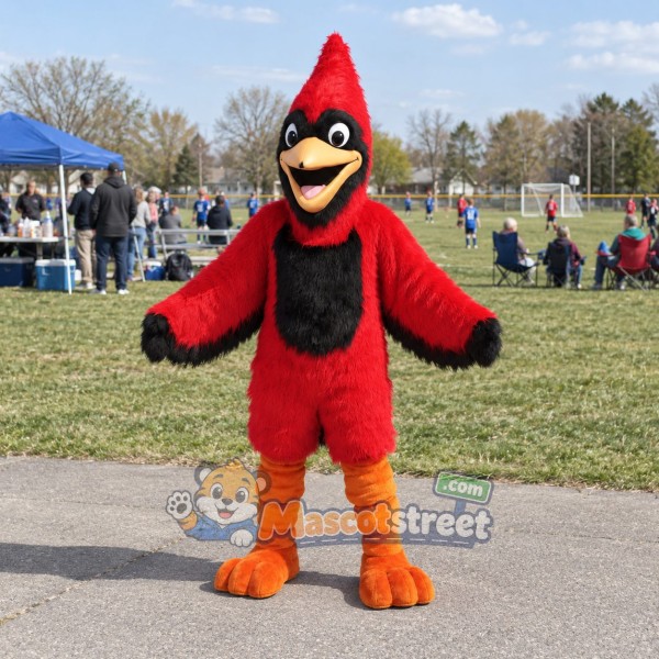 Red Cardinal Mascot Costume