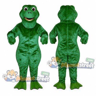 Green Frog Mascot Costume Green Frog Mascot Costume